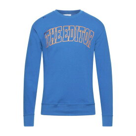【送料無料】 エディター メンズ パーカー・スウェットシャツ アウター Sweatshirts Blue