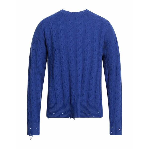LANEUS ラネウス ニットセーター アウター メンズ Sweaters Blue