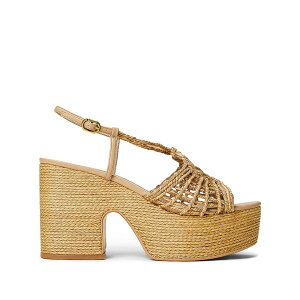 �c�C���Z�b�g ���f�B�[�X �T���_�� �V���[�Y 100mm woven espadrilles Neutrals