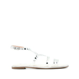 �����[�W���[ ���f�B�[�X �T���_�� �V���[�Y Open-toe embellished sandals Silver