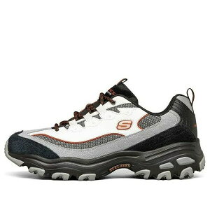 Skechers �X�P�b�`���[�Y �����Y �X�j�[�J�[ �ySkechers D Lites 1.0 Low-Top Running Shoes Black/Grey/White 237154-BKMT�z �T�C�Y US_8(26.0cm)