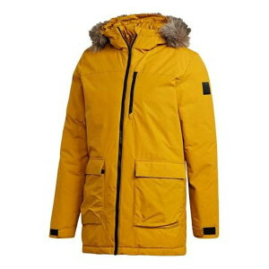 adidas AfB_X Y Xj[J[ yadidas Xploric Windproof Casual Sports Hooded Down Jacket Men's Yellow GK3551z TCY US_M_S