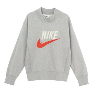 Nike iCL Y Xj[J[ yNike Trend Capsule Series Logo Embroidered Sports Round Neck Pullover light grey DM5274-050z TCY US_M_XXL