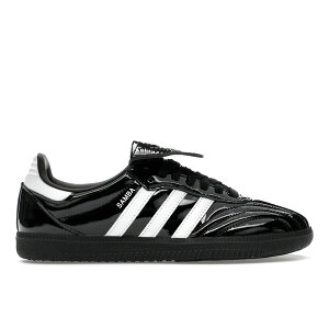 adidas �A�f�B�_�X ���f�B�[�X �X�j�[�J�[ �yadidas Samba LT Core Black Patent Leather (Women's)�z �T�C�Y US_8(25.0cm) Core Black/White