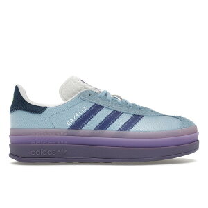 adidas �A�f�B�_�X ���f�B�[�X �X�j�[�J�[ �yadidas Gazelle Bold KseniaSchnaider Denim (Women's)�z �T�C�Y US_9.5(26.5cm) Denim/Purple/Violet
