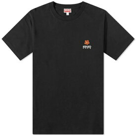 ケンゾー メンズ Tシャツ トップス Kenzo PARIS Boke Flower Crest T-Shirt Black