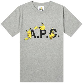 アーペーセー レディース シャツ トップス A.P.C. Pokmon Pikachu T-Shirt Grey