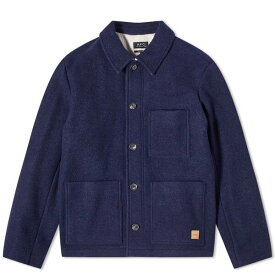 アーペーセー メンズ ジャケット＆ブルゾン アウター A.P.C. Emile Wool Chore Jacket Blue