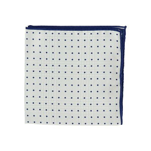 �X�R�b�`�A���h�\�[�_ �����Y �}�t���[�E�X�g�[���E�X�J�[�t �A�N�Z�T���[ Polka-dot pocket square White