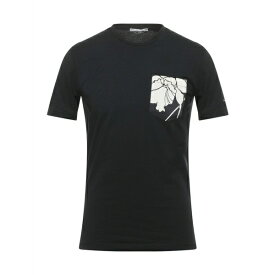 GREY DANIELE ALESSANDRINI グレイ ダニエレ アレッサンドリー二 Tシャツ トップス メンズ T-shirts Black