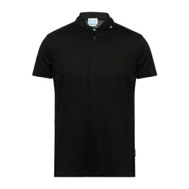 【送料無料】 ヴェルナ メンズ ポロシャツ トップス Polo shirts Black