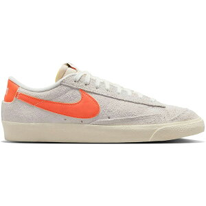 Nike �i�C�L �����Y �X�j�[�J�[ �yNike Blazer Low '77 PRM Coconut Milk Safety Orange�z �T�C�Y US_9(27.0cm) Summit White/Coconut Milk/Black/Safety Orange