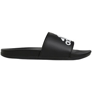 adidas �A�f�B�_�X �����Y �X�j�[�J�[ �yadidas Adilette Comfort Slides Core Black Cloud White Logo�z �T�C�Y US_9(27.0cm) Core Black/Cloud White/Core Black