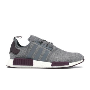 adidas �A�f�B�_�X �����Y �X�j�[�J�[ �yadidas NMD R1 Wool Grey Four Maroon�z �T�C�Y US_9(27.0cm) Grey Four/Footwear White/Maroon