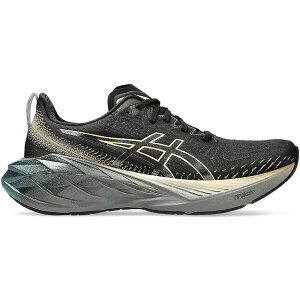 ASICS AVbNX Y Xj[J[ yASICS Novablast 4 Platinum Black Champagnez TCY US_8.5(26.5cm) Black/Champagne