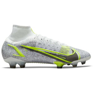 Nike �i�C�L �����Y �X�j�[�J�[ �yNike Mercurial Superfly 8 Elite FG White Volt�z �T�C�Y US_8(26.0cm) White/Metallic Silver/Volt/Black