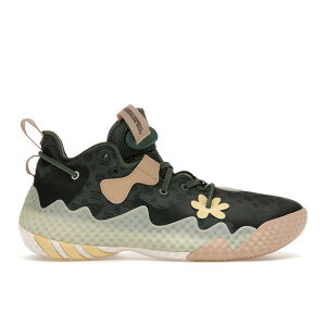 adidas �A�f�B�_�X �����Y �X�j�[�J�[ �yadidas Harden Vol. 6 Green Oxide Monogram�z �T�C�Y US_9.5(27.5cm) Green Oxide/Almost Yellow/Linen Green