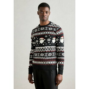 �����h�[�o�[�O �����Y �j�b�g&�Z�[�^�[ �A�E�^�[ SANTA SWEATER - Jumper - black