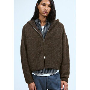 �E�B�[�N�f�C �����Y �j�b�g&�Z�[�^�[ �A�E�^�[ WOOLBLEND BOXY - Cardigan - brown