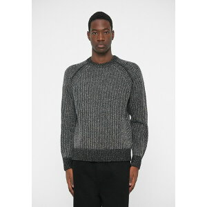 �W�F�C �����h�o�[�O �����Y �j�b�g&�Z�[�^�[ �A�E�^�[ FRED KNITTED CREW NECK - Jumper - dark grey melange