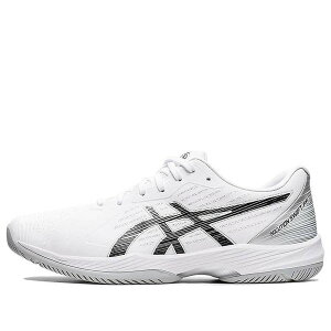 ASICS �A�V�b�N�X �����Y �X�j�[�J�[ �yASICS Solution Swift FF 'White Black' 1041A298-100�z �T�C�Y US_11.5(29.5cm)