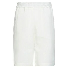 ROBERTO COLLINA ロベルトコリーナ カジュアルパンツ ボトムス メンズ Shorts & Bermuda Shorts White