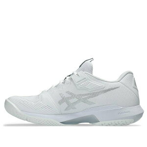 ASICS �A�V�b�N�X ���f�B�[�X �X�j�[�J�[ �y(WMNS) ASICS Solution Speed FF 4 'White Pure Silver' 1042A307-101�z �T�C�Y US_W_11