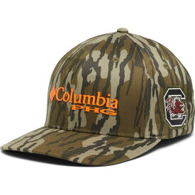 コロンビア メンズ 帽子 アクセサリー South Carolina Gamecocks Columbia Bottomland Flex Hat Mossy Oak Camo