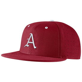 ナイキ メンズ 帽子 アクセサリー Arkansas Razorbacks Nike Aero True Baseball Performance Fitted Hat Cardinal