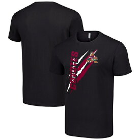 スターター メンズ Tシャツ トップス Arizona Coyotes Starter Color Scratch TShirt Black