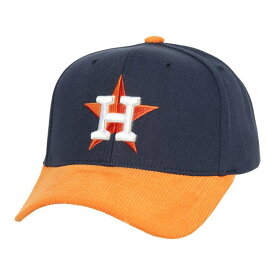 ミッチェル&ネス メンズ 帽子 アクセサリー Houston Astros Mitchell & Ness Corduroy Pro Snapback Hat Navy/Orange