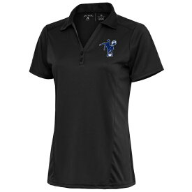 アンティグア レディース ポロシャツ トップス Indianapolis Colts Antigua Women's Throwback Logo Tribute Polo Charcoal