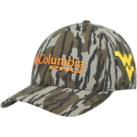 コロンビア メンズ 帽子 アクセサリー West Virginia Mountaineers Columbia Bottomland Flex Hat Mossy Oak Camo
