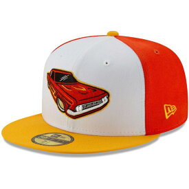 ニューエラ メンズ 帽子 アクセサリー Lowriders de Fresno New Era Copa de la Diversion 59FIFTY Fitted Hat White/Yellow