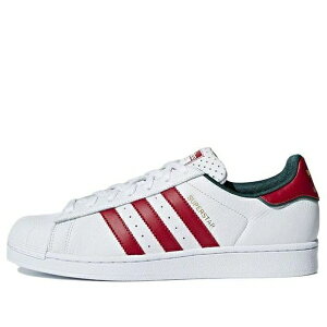 adidas AfB_X Y Xj[J[ yadidas Originals Superstar Shoes 'White University Red Green' D96974z TCY US_9.5(27.5cm)