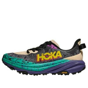 HOKA ONE ONE �z�J�I�l�I�l �����Y �X�j�[�J�[ �yHOKA ONE ONE Speedgoat 6 'Oatmeal Mountain Iris' 1147791-OMN�z �T�C�Y US_8.5(26.5cm)