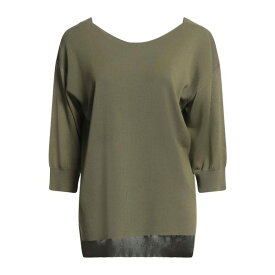 【送料無料】 マロ レディース ニット&セーター アウター Sweaters Green