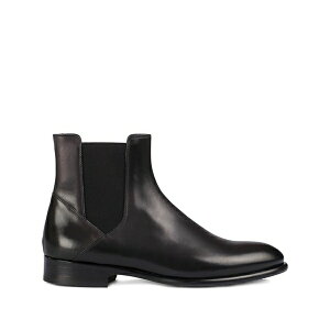 �h���J���Y �����Y �u�[�c �V���[�Y Elastic-panel leather chelsea boots Black