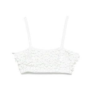 �p���b�V�� ���f�B�[�X �J�b�g�\�[ �g�b�v�X Paillette-embellished top White