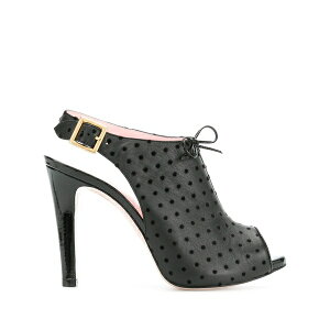 ���b�h���@�����e�B�m ���f�B�[�X �T���_�� �V���[�Y 120mm polka dot slingback sandals Black