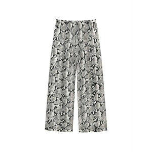 �A�j�[�r�� ���f�B�[�X �J�W���A���p���c �{�g���X Roslin python print trousers Neutrals