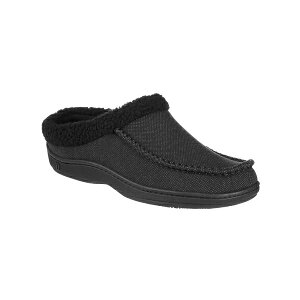 AC\gi[ Y T_ V[Y Men's Lewis Clog Slippers with Memory Foam Black