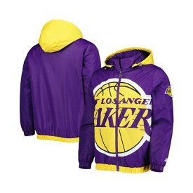 スターター メンズ ジャケット＆ブルゾン アウター Men's Purple Los Angeles Lakers The Triple Double Full-Zip Hoodie Jacket Purple