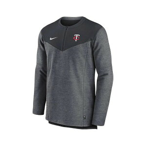 �i�C�L �����Y �W���P�b�g���u���]�� �A�E�^�[ Men's Minnesota Twins Navy Authentic Collection Game Time Performance Half-Zip Top Navy
