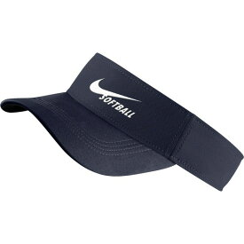 ナイキ レディース 帽子 アクセサリー Nike Adult Softball Visor Navy/White
