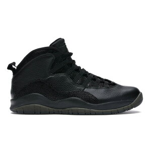 Jordan �W���[�_�� �����Y �X�j�[�J�[ Black/Metallic Gold-Black �yJordan 10 Retro Drake OVO Black�z �T�C�Y US_8.5(26.5cm)