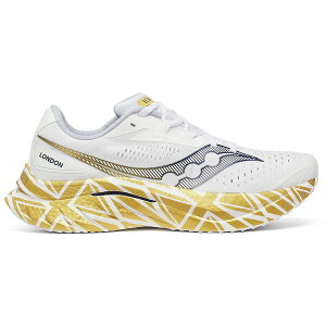 Saucony �T�b�J�j�[ �����Y �X�j�[�J�[ �ySaucony Endorphin Speed 4 London Marathon�z �T�C�Y US_8.5(26.5cm) White/Gold
