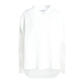 【送料無料】 ヨーロピアンカルチャー レディース シャツ トップス Shirts White