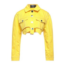 【送料無料】 バルマン レディース ジャケット＆ブルゾン アウター Denim outerwear Yellow