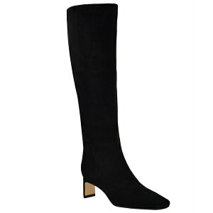 �J���o���N���C�� ���f�B�[�X �u�[�c �V���[�Y Women's Caterine Tall Square Toe Boots Black Suede
